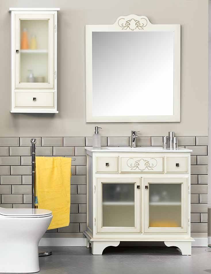 Mueble GRANADA 80 Hueso Patinado