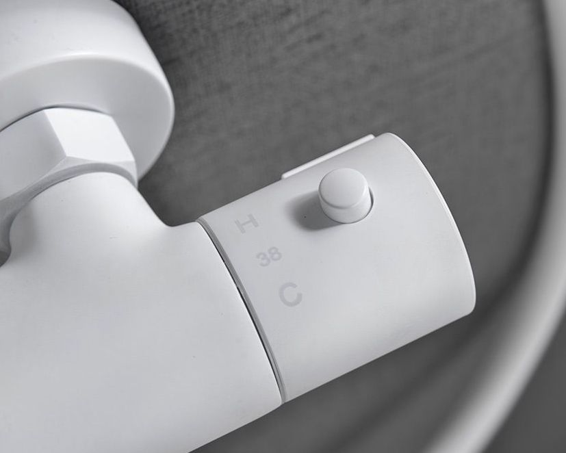 Kit ducha termostático LONDRES BLANCO