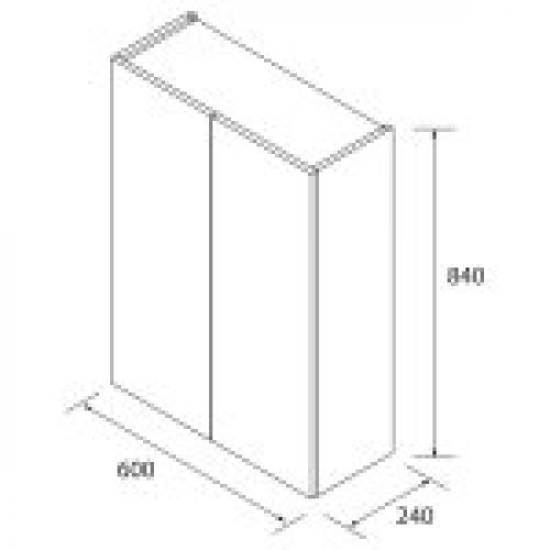 Colgar infinity 84x60x24