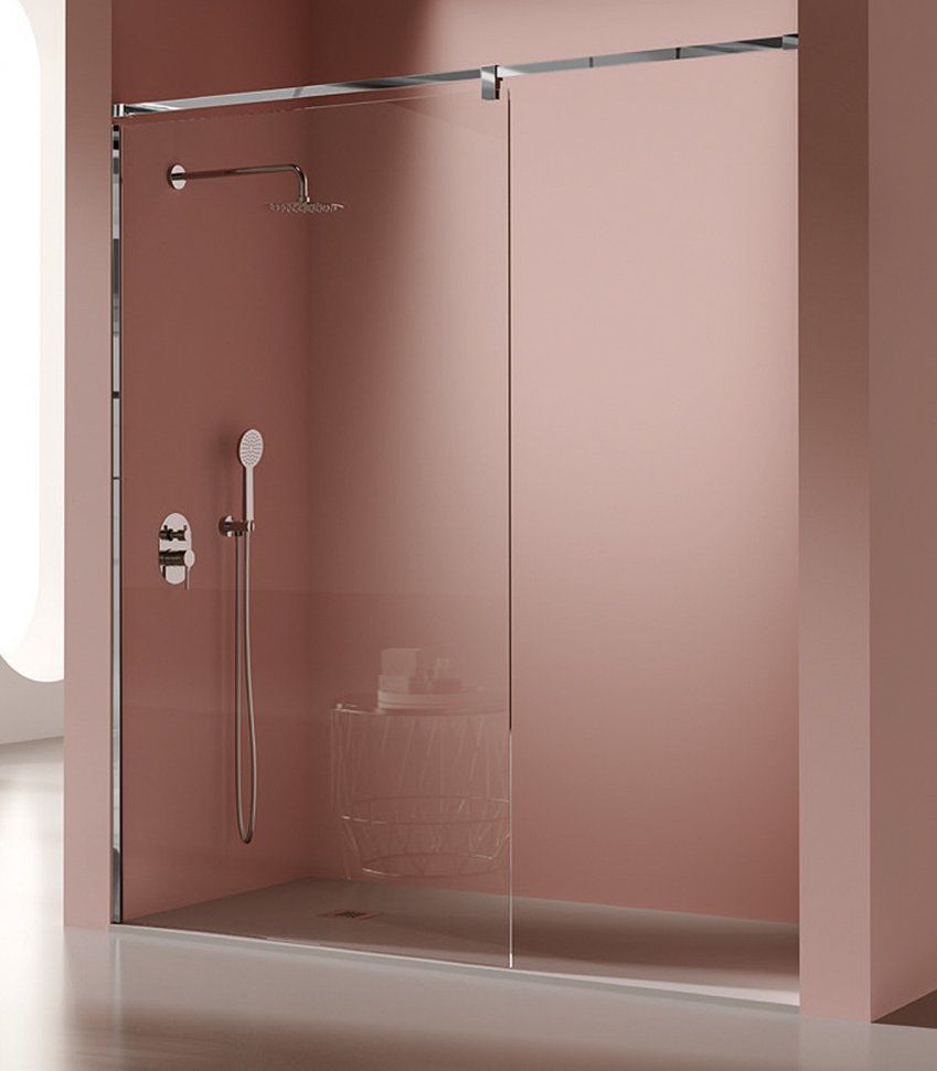 Panel fijo FRESH SALOMÓN INOX BRILLO