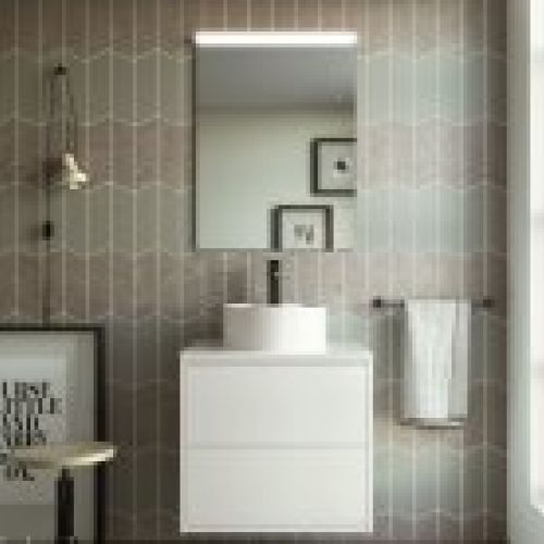 Mueble OPTIMUS 60 White satin