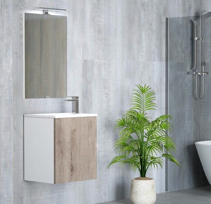 Mueble PETIT 50 Blanco / Iguazú