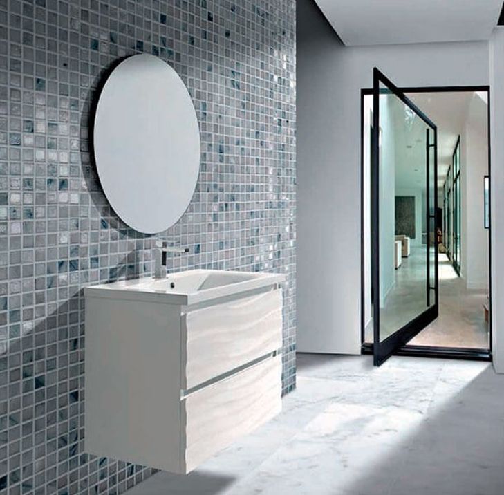 Mueble ROMA 80 Blanco Brillo