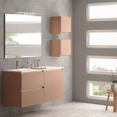 Mueble AQUA MODULAR 120 Cobre / Barras Niágara