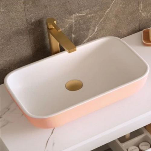 Lavabo MASAI DUO flower / interior blanco