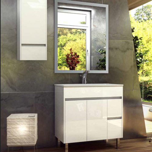 Mueble EGEO 80 Blanco Brillo