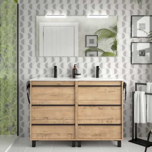 Mueble ATTILA 120 (60+60) Roble africa