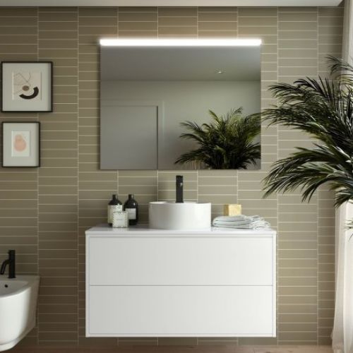 Mueble OPTIMUS 100 White Satin