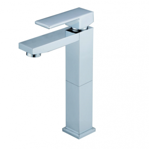 Grifo lavabo caño alto KU CROMO