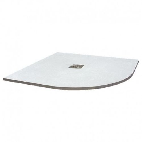 Plato ducha resina semicircular NATURE