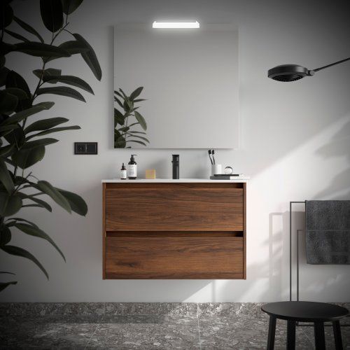 Mueble NOJA 90 Nogal Maya