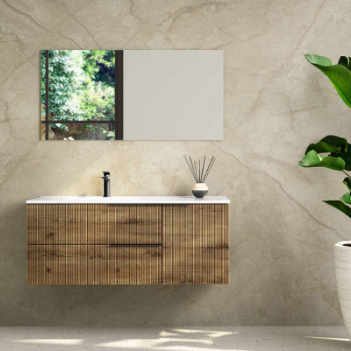 Mueble BALI 120 Roble Ostipo / Tirador Negro