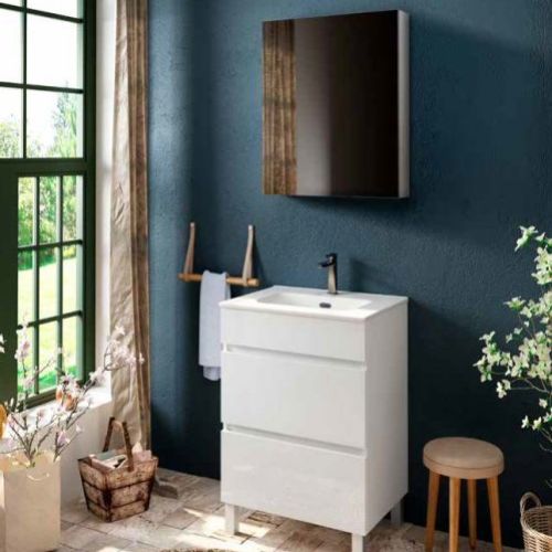 Mueble LYON 60 Blanco Brillo