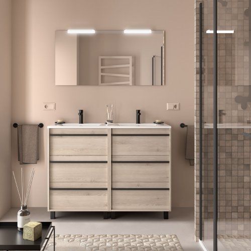 Mueble ATTILA 120 (60+60) Natural