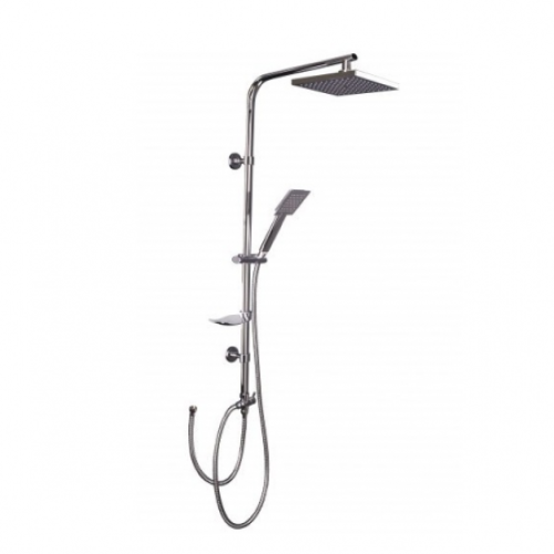 Kit ducha y bañera (sin grifo) KUADRAT CROMO