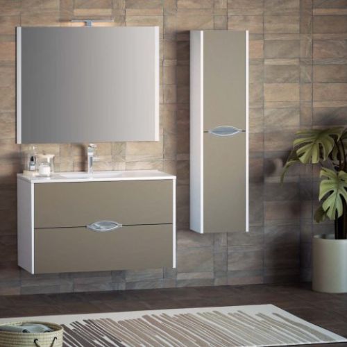 Mueble MAR 100 Blanco / Moka