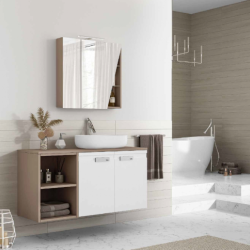 Mueble VITA MODULAR 120 Capuccino / Blanco