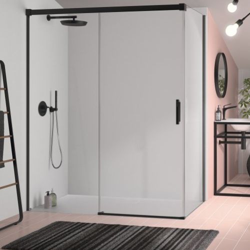 Frontal GLASE "con perfileria en negro"