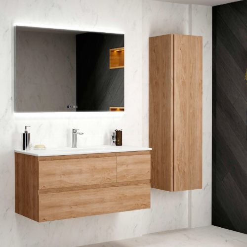 Mueble MIAMI 3 Cajones Suspendido CERÁMICAS Y BAÑOS NIBER