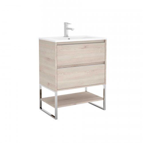 Mueble S40 con patas cromo + balda