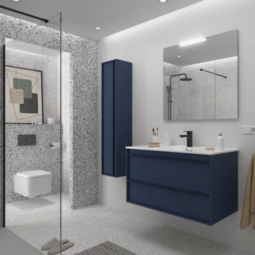 Mueble ATTILA 100 Blue Satin