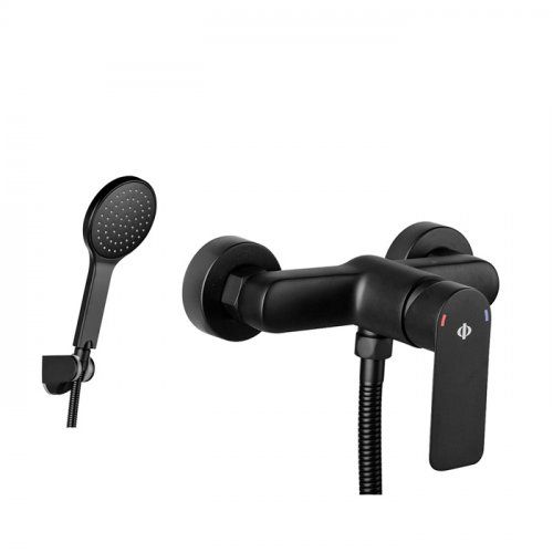 Grifo ducha monomando CASSIO NEGRO