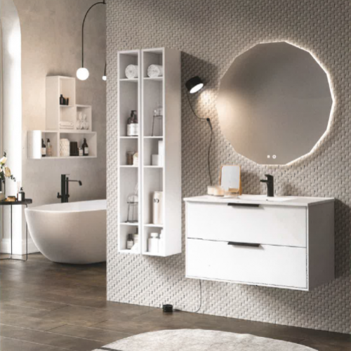 Mueble ALBORAN 80 Blanco Mate