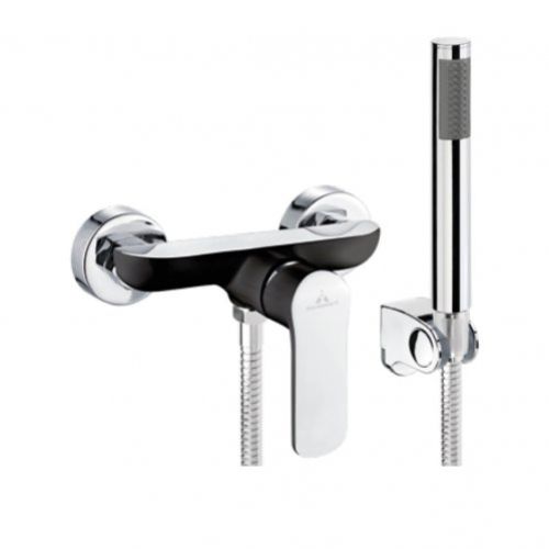 Grifo ducha monomando MISURI CROMO / NEGRO