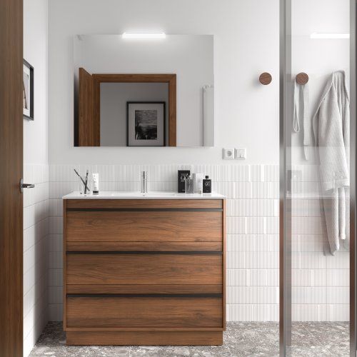 Mueble ATTILA 100 Nogal Maya