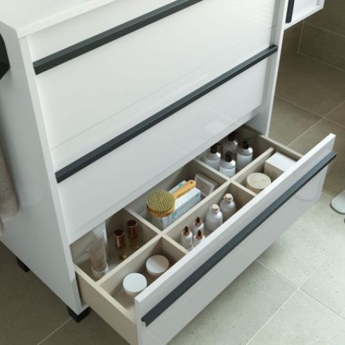 Mueble ATTILA 60 White satin