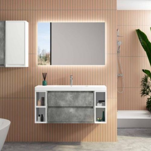 Mueble BOLTON MODULAR 120 (20+80+20) Cemento