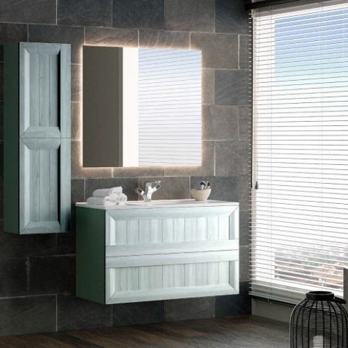 Mueble TERRA 100 Verde mar / Tinte Nata