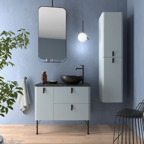 Mueble UNIIQ 90 Blue Fog