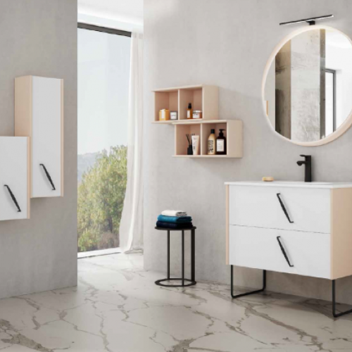 Mueble NATURE 80 Granola / Blanco