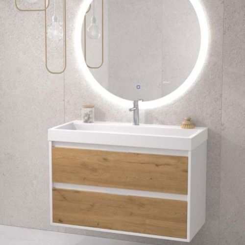 Mueble ZAO 100 Blanco / Gold