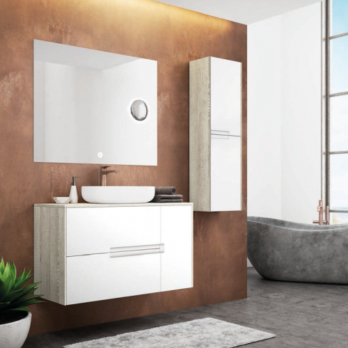 Mueble THAIS 100 Nórdico / Blanco