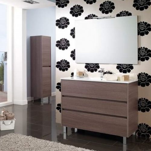 Mueble NATURA "Uñero recto" 100 Chocolate