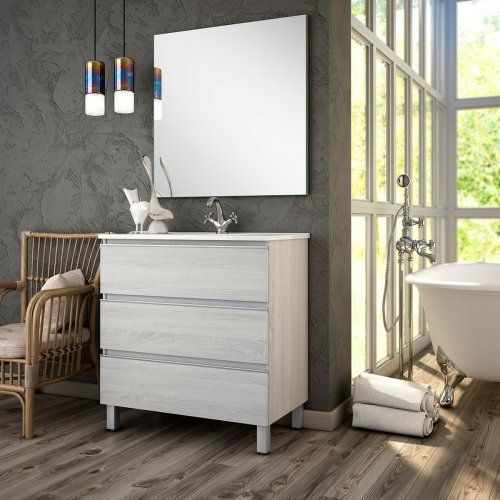 Mueble INGLET 80 Hibernian / Cromo