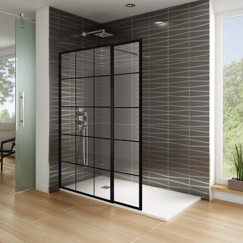 Panel fijo + abatible SCREEN BLACK CHESS