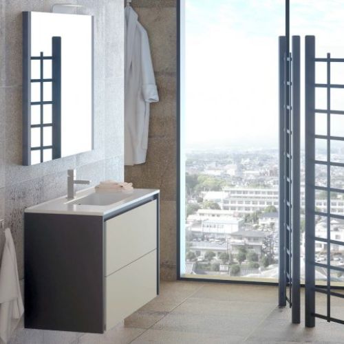 Mueble TANIT 80 Grafito / Panna