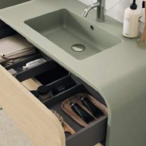 Mueble OVALO lavabo integral