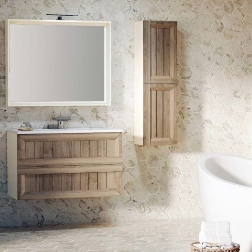 Mueble TERRA 100 Panna / Tinte Nuez