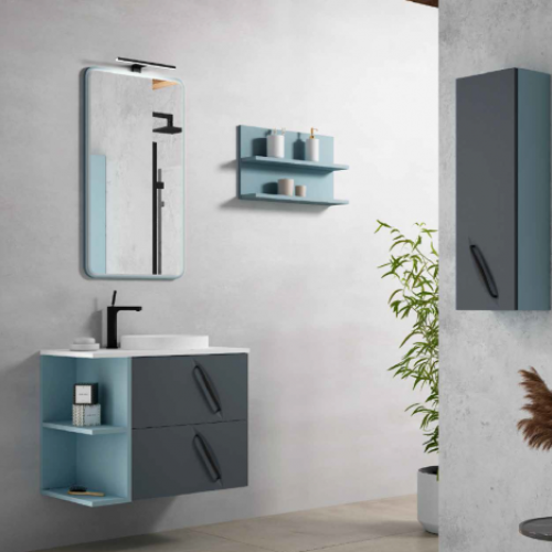 Mueble NATURE MODULAR 78 Verditel / Gris bromo