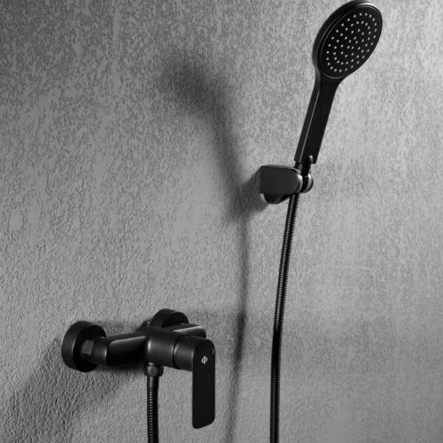 Grifo ducha monomando CASSIO NEGRO