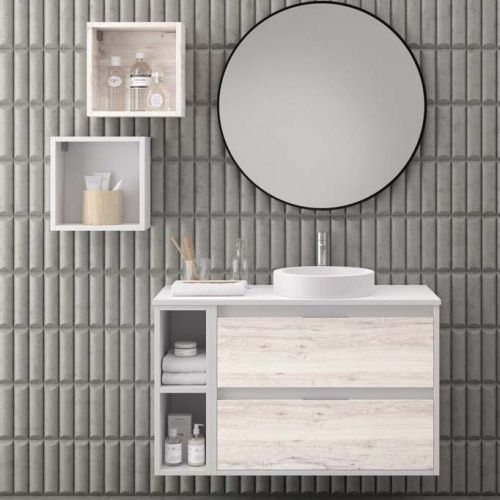 Mueble ZAO MODULAR 100 Blanco / Cajones Decapé