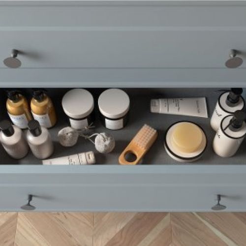 Mueble RENOIR Cajón "Pomo Style. Acabado Black matt"