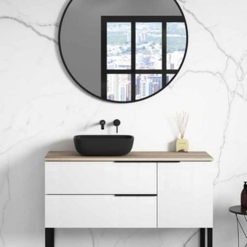 Mueble ILLORA 120 Blanco Brillo
