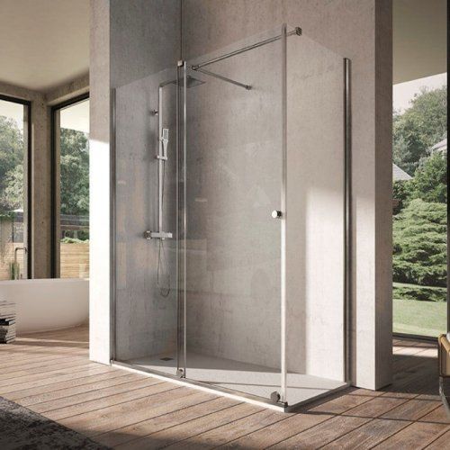 Frente ducha prestige titan 1 fijo + 1 corredera