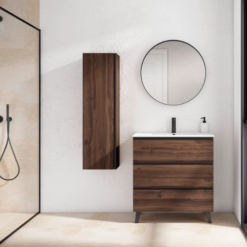 Mueble GRANADA 80 Valenti / Tirador y patas negro