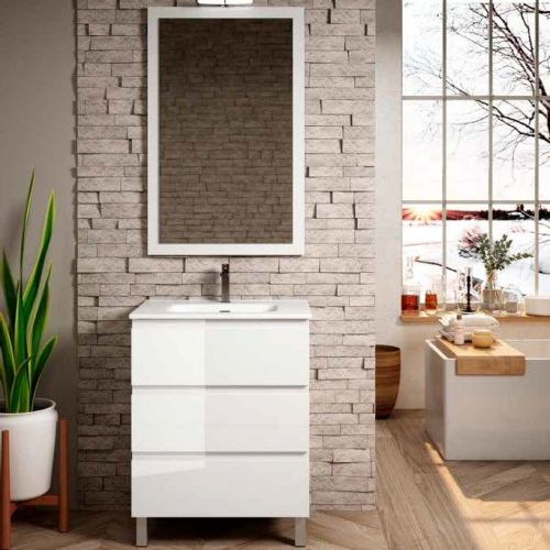 Mueble NIZA 70 Blanco Brillo